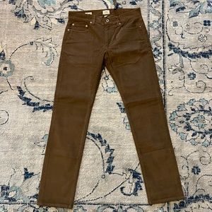 J Crew 484 Slim-fit pant in corduroy in shade Peanut Khaki
